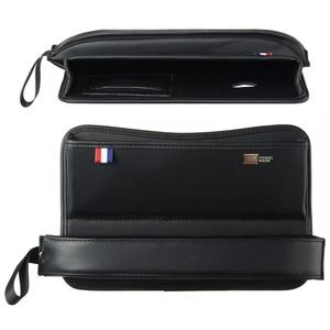 PRIMAL MADE Car Seat Gap Filler Organizer - PU Leather Car Seat Organizer